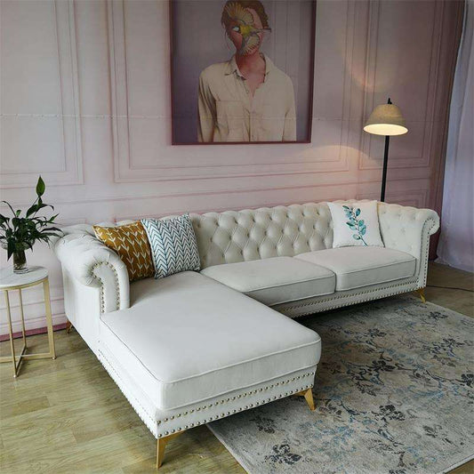 Luxury L-Shaped Sofa for Timeless Living