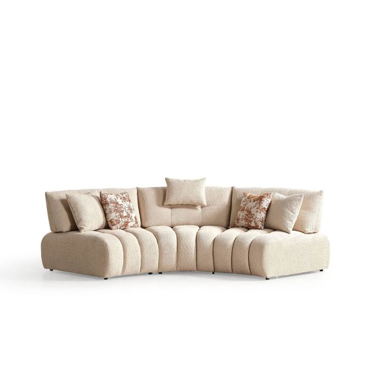 Luxury Modular Sectional Sofa – Modern Sculpted Comfort Design