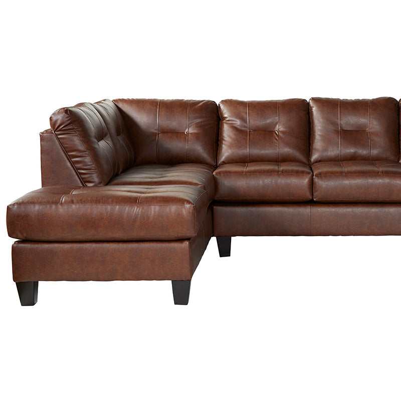 Modern L-Shaped Sectional Sofa | Upholstered Corner Sofa with Chaise