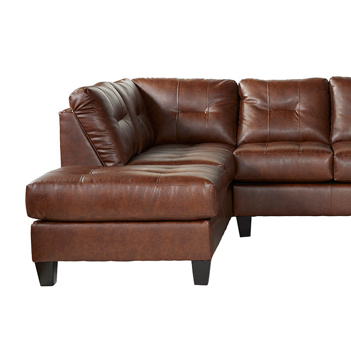 Modern L-Shaped Sectional Sofa | Upholstered Corner Sofa with Chaise