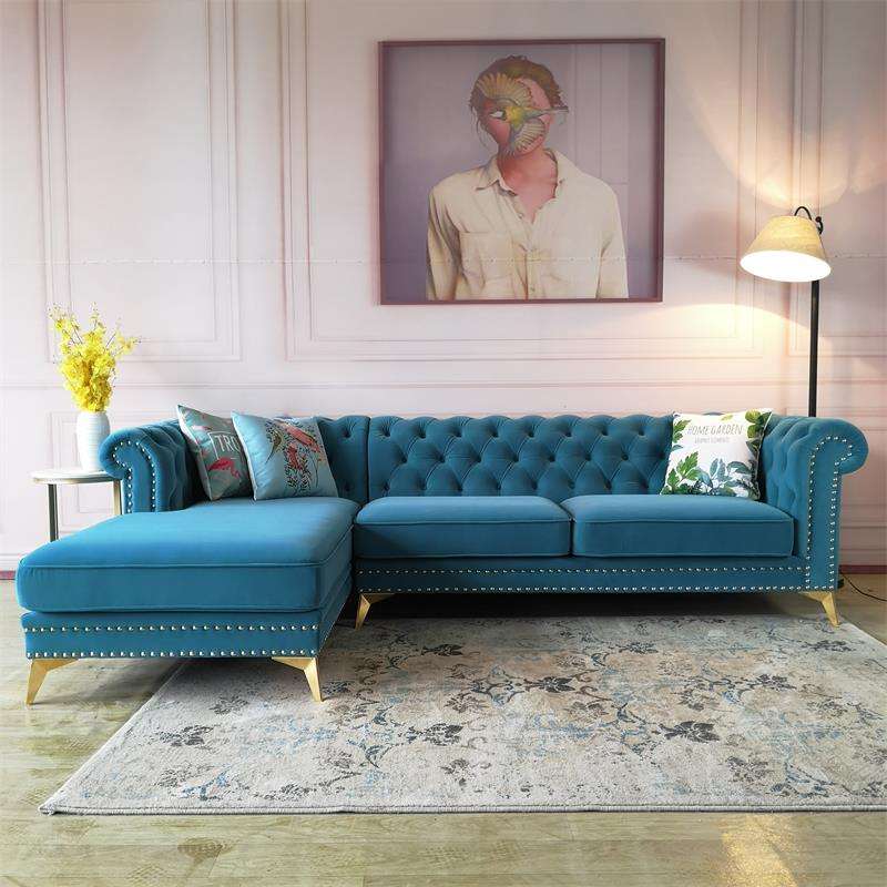Luxury L-Shaped Sofa for Timeless Living