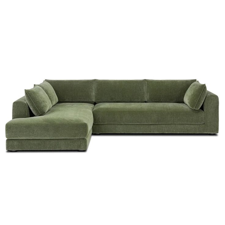 Luxury Sectional Sofa with Chaise – Modern Plush Fabric Design