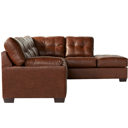 Modern L-Shaped Sectional Sofa | Upholstered Corner Sofa with Chaise